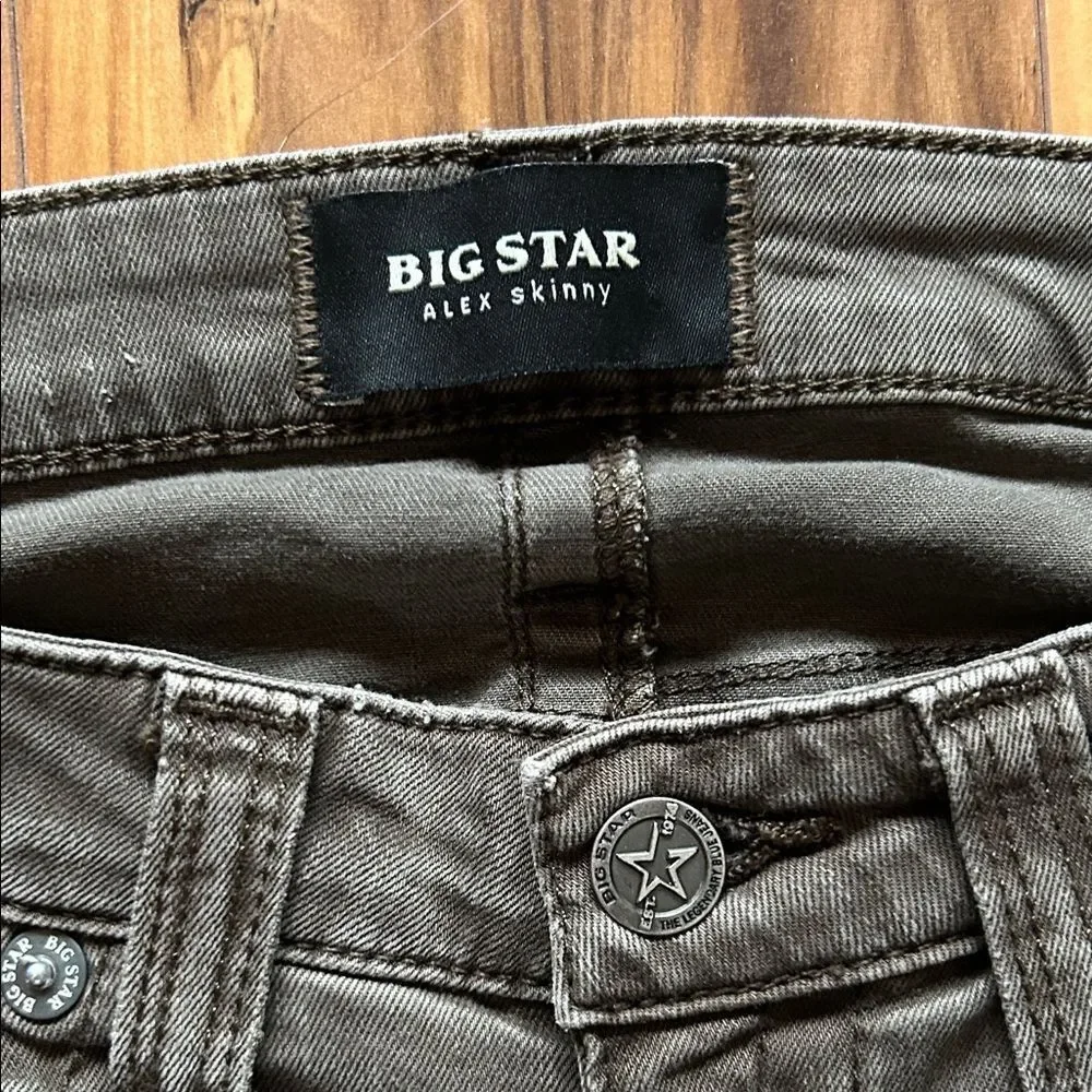 Big Star Alex Skinny Jeans in Dark Brown